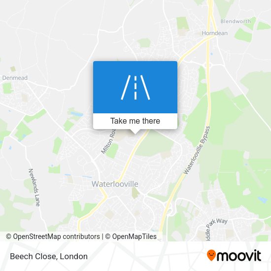 Beech Close map