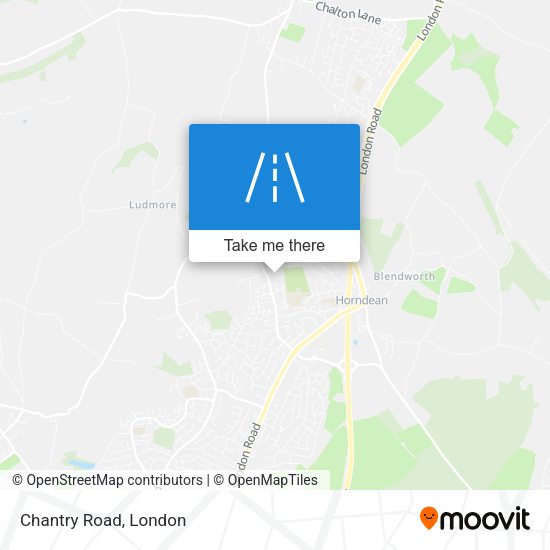 Chantry Road map