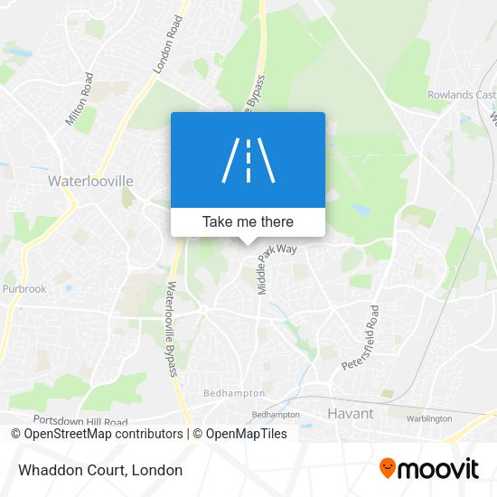 Whaddon Court map