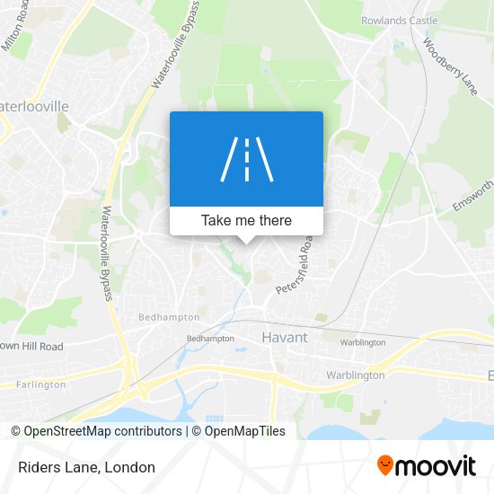 Riders Lane map