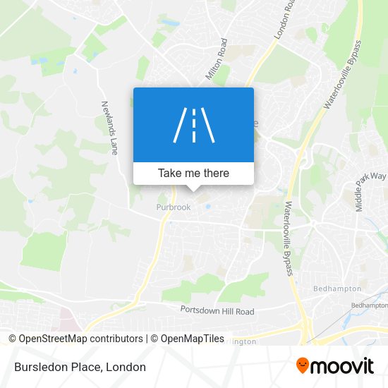 Bursledon Place map