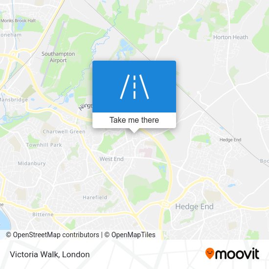 Victoria Walk map