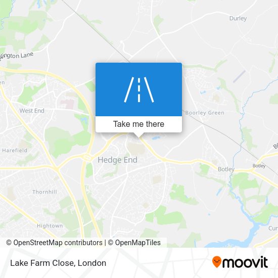 Lake Farm Close map