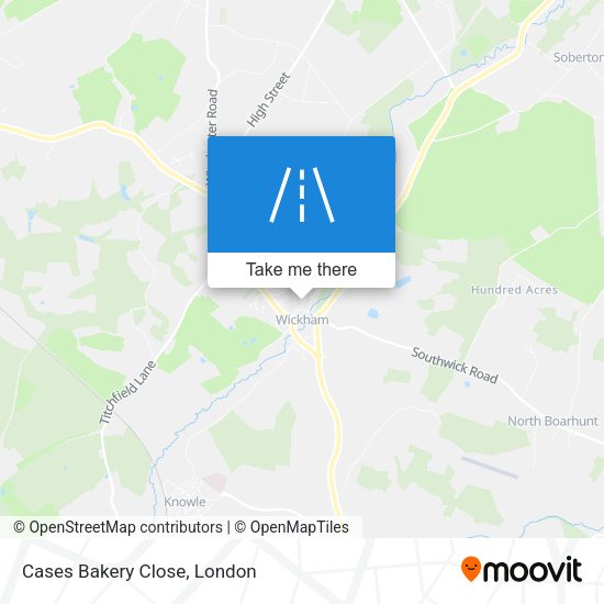 Cases Bakery Close map