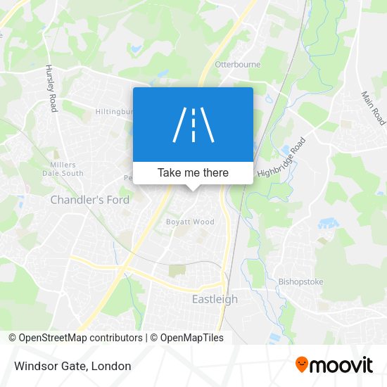 Windsor Gate map
