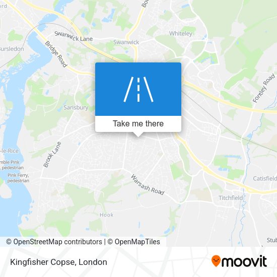 Kingfisher Copse map