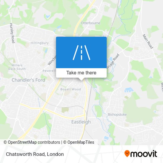Chatsworth Road map