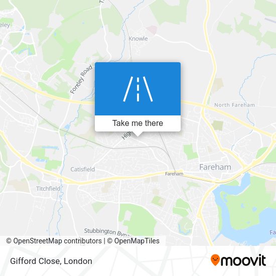 Gifford Close map