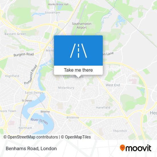 Benhams Road map