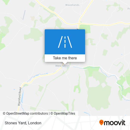 Stones Yard map