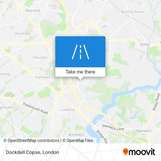 Dockdell Copse map
