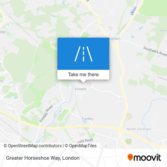 Greater Horseshoe Way map