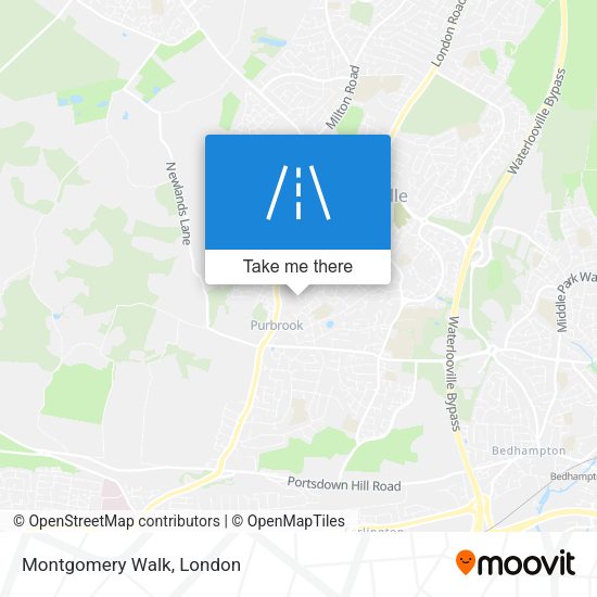 Montgomery Walk map