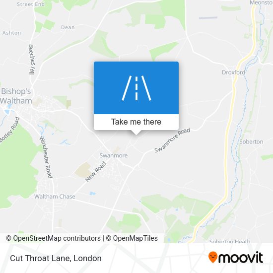 Cut Throat Lane map