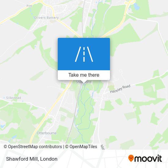 Shawford Mill map