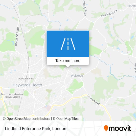 Lindfield Enterprise Park map