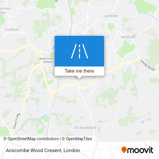 Anscombe Wood Cresent map