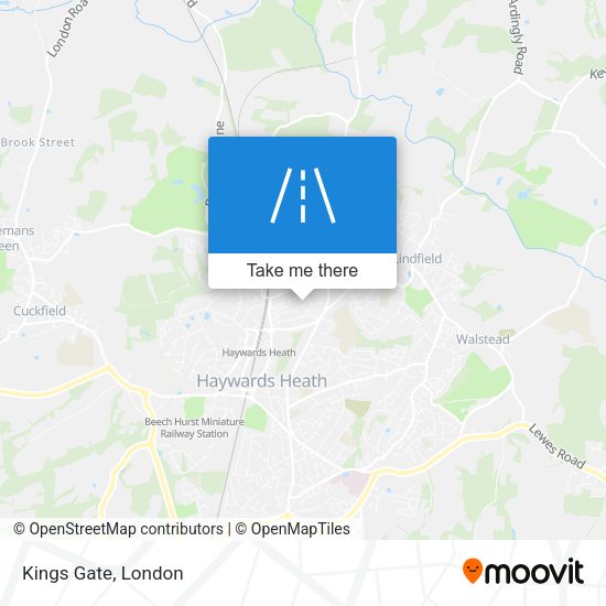 Kings Gate map