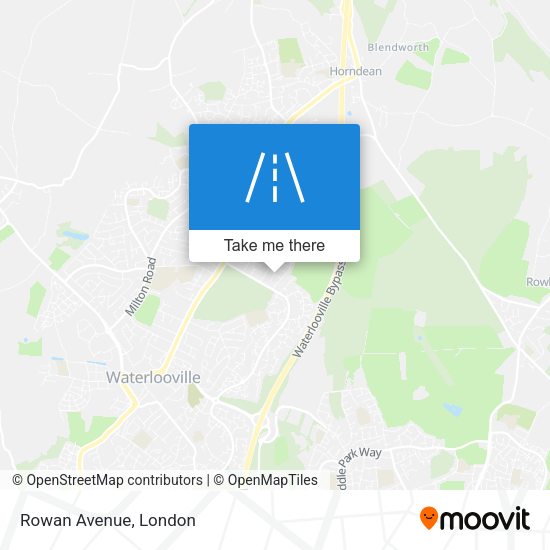 Rowan Avenue map