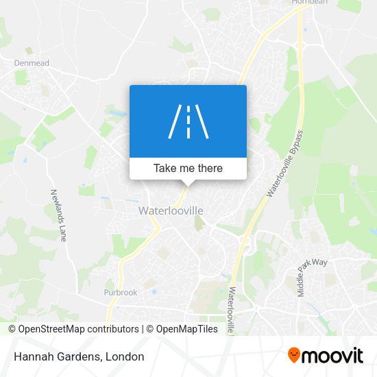 Hannah Gardens map