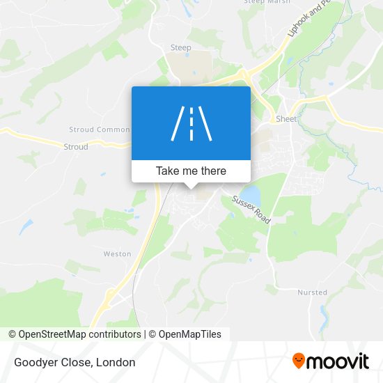 Goodyer Close map