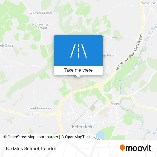 Bedales School map