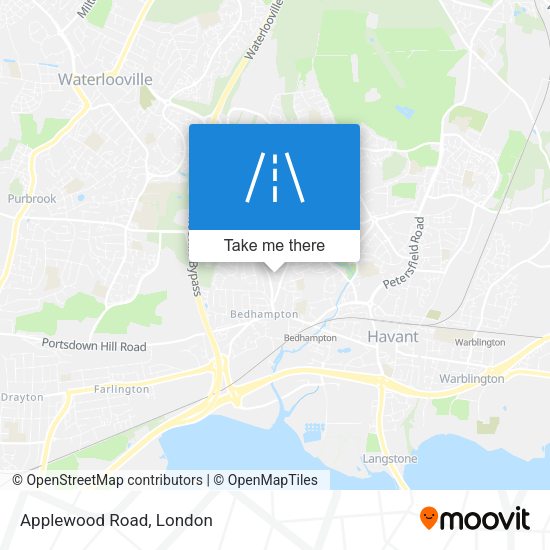Applewood Road map