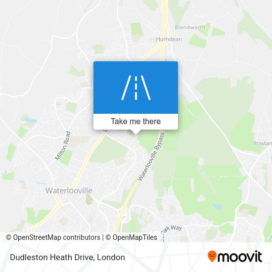Dudleston Heath Drive map