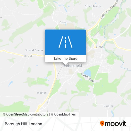 Borough Hill map