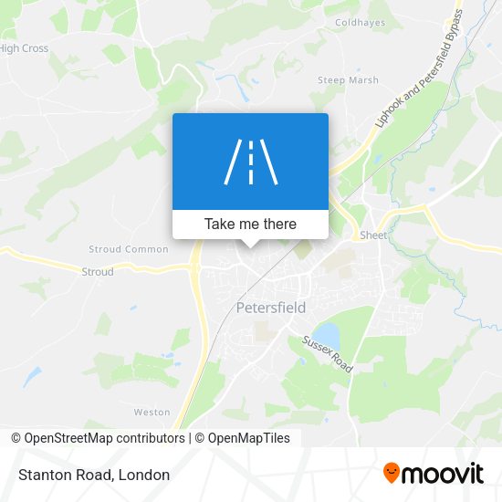 Stanton Road map