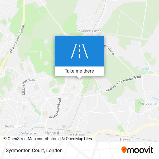 Sydmonton Court map