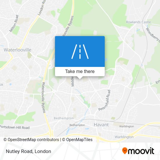 Nutley Road map