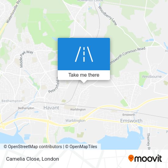 Camelia Close map