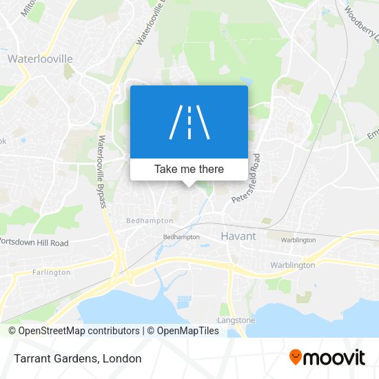 Tarrant Gardens map