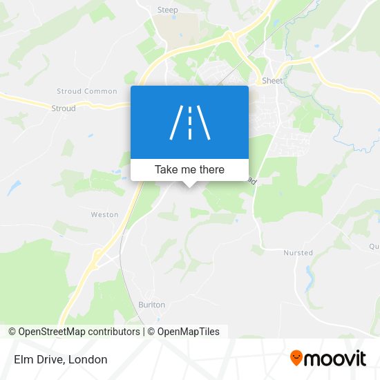 Elm Drive map