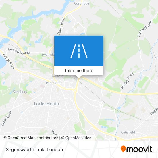 Segensworth Link map