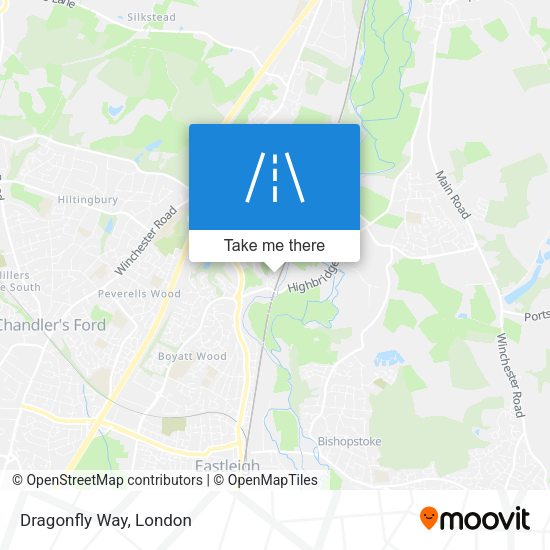 Dragonfly Way map