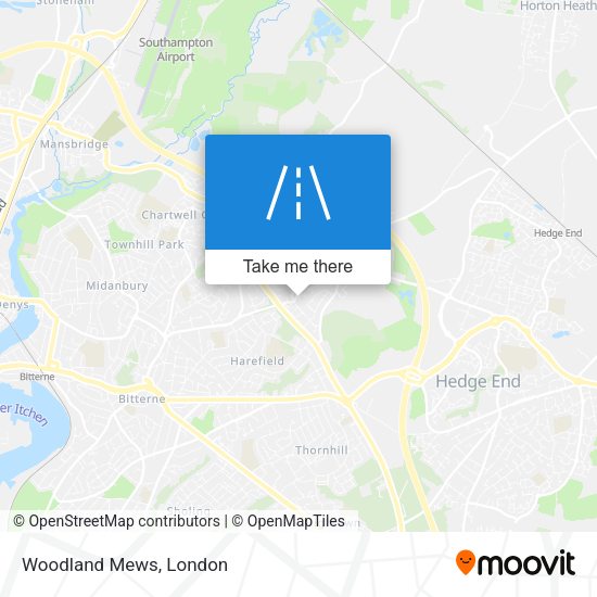 Woodland Mews map