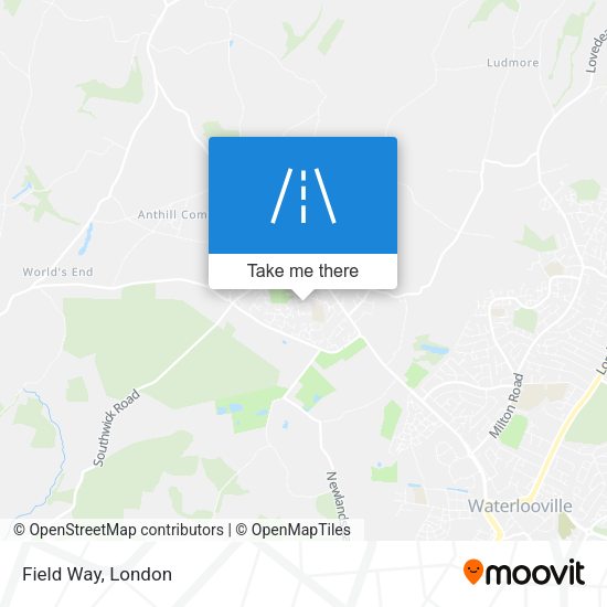 Field Way map