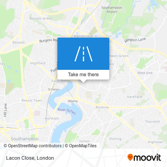 Lacon Close map