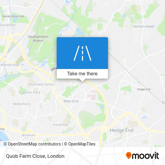 Quob Farm Close map