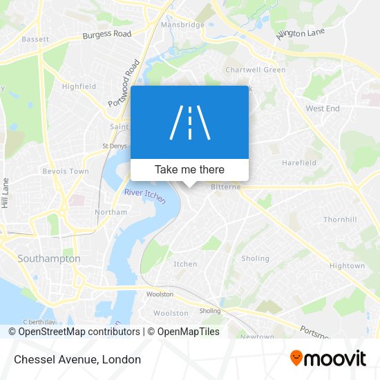 Chessel Avenue map