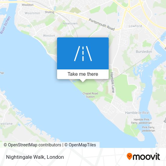 Nightingale Walk map
