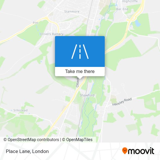 Place Lane map