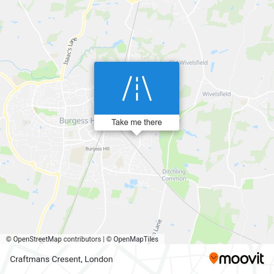 Craftmans Cresent map