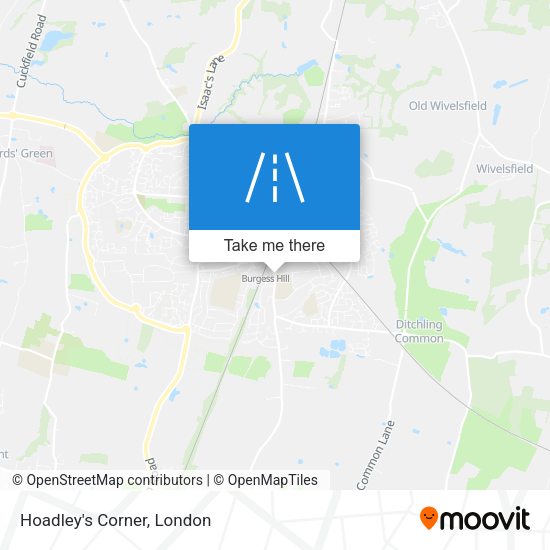 Hoadley's Corner map