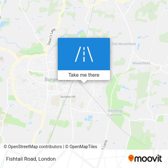 Fishtail Road map