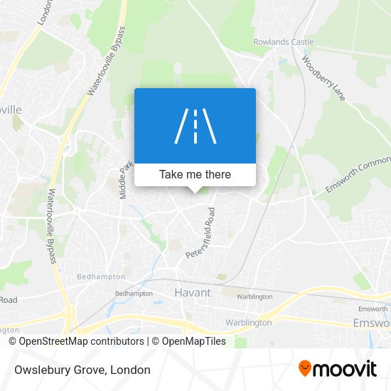 Owslebury Grove map