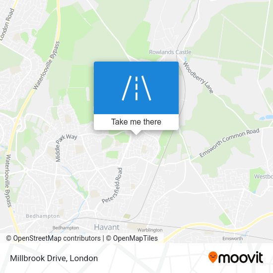 Millbrook Drive map