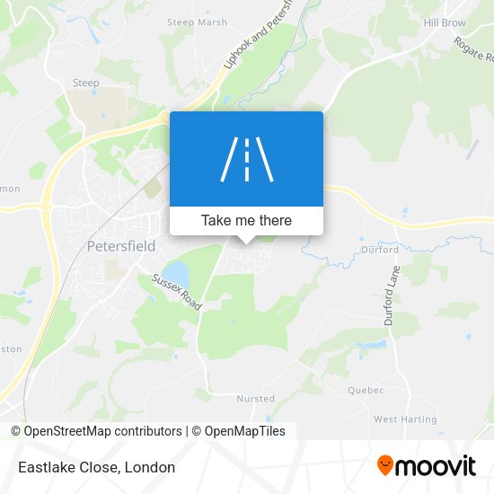 Eastlake Close map
